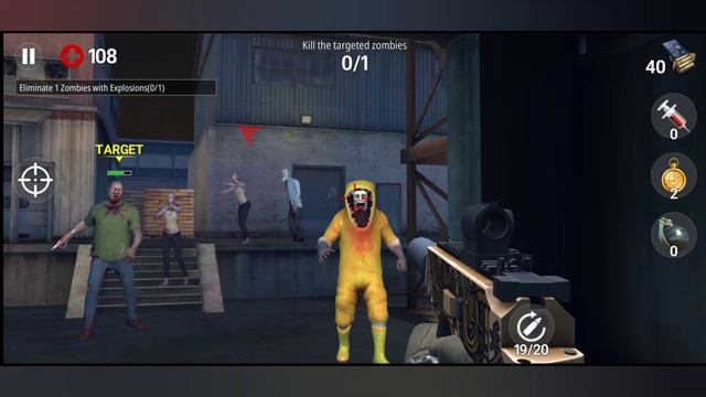 Zombie Hunter Zombie shooting - Android Gameplay #3 смотреть онлайн