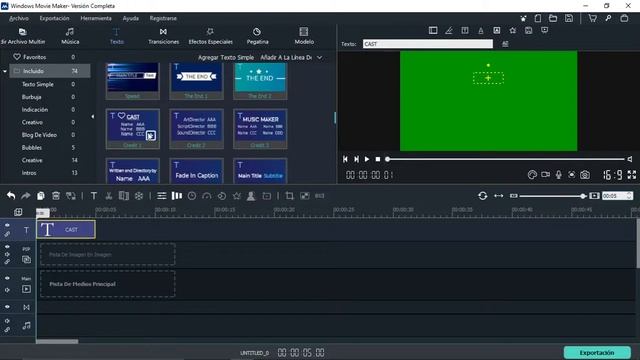 Agregar textos (Movie Maker) смотреть онлайн