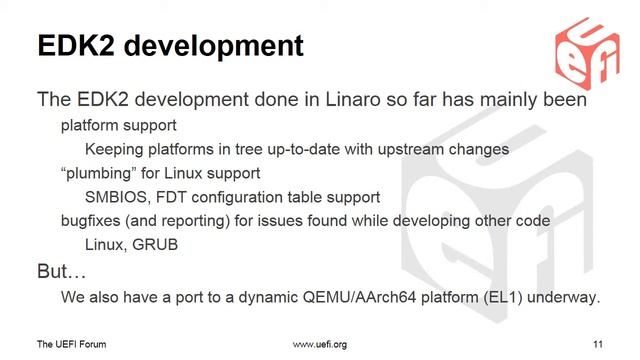 UEFI Porting Update for ARM Platforms смотреть онлайн