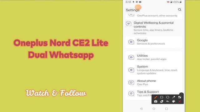 Oneplus Nord CE 2 Lite 5g Clone whatsapp or Second Whatsapp || Dual Whatsapp смотреть онлайн