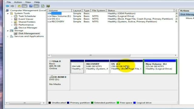 How to extend volume in Windows 7 смотреть онлайн