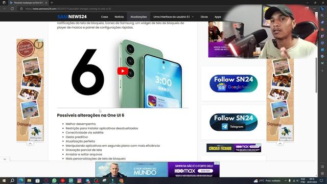 🔥POSSÍVEIS MUDANÇAS DA ONE UI 6.0 ANDROID 14 DA SAMSUNG - TA INCRÍVEL! 😍 смотреть онлайн