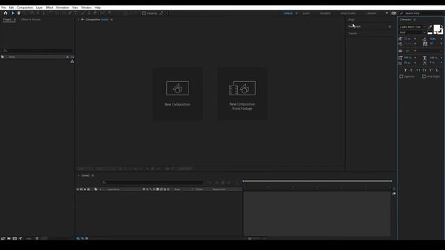 01. Adobe AE Для Начинающих. Интерфейс смотреть онлайн