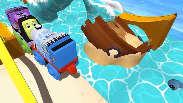 AQUATIC SPENCER & THE LAVISH LAGOON Set Unlock | Thomas & Friends Minis #12 By Budge Studios смотреть онлайн