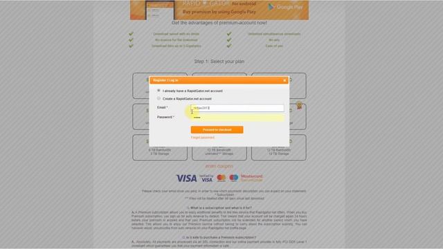 Rapidgator, How To Download Via Coupon Code?