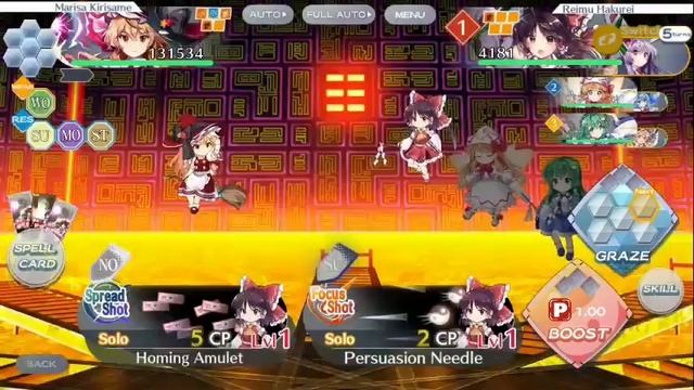 Touhou LostWord Witch of Scarlet Dreams boss fight - No Last Words смотреть онлайн