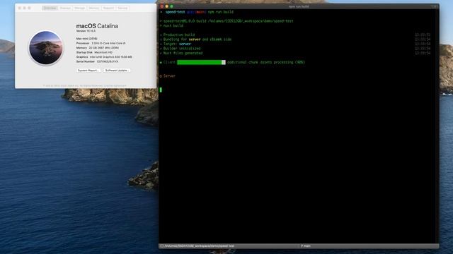 Nuxt Build Speed Test - MacMini-2018 i5-6Cores 20GB смотреть онлайн