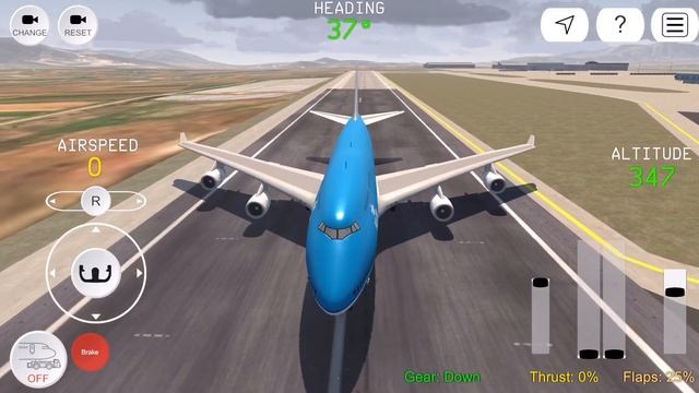 RC FS Advanced Unlock B747 KLM Flight Simulator New Game Play IOS & Android Pc #27.