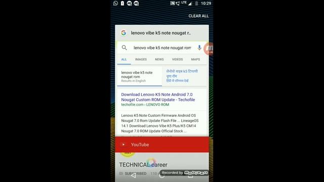 lenevo vibe k5 note nougat update (officially and manually) смотреть онлайн