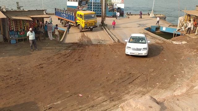 Daulatdia to Paturia ferry ghat current view | Bangladesh Ferry Transport смотреть онлайн