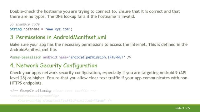 Troubleshooting Android SocketException: Failed Host Lookup смотреть онлайн