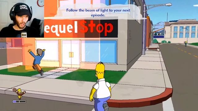 THIS ONE IS OPEN WORLD?!?! - The Simpsons Game (PS3 Edition) смотреть онлайн