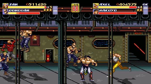 Streets of rage Remake v5.2 Sor2 Path Double Boss!(Mania-coop-1 life start) смотреть онлайн
