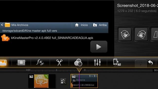 Kine Master Sin Marca de Agua v2 4 0 para android 4 1 1 Jelly Bean смотреть онлайн