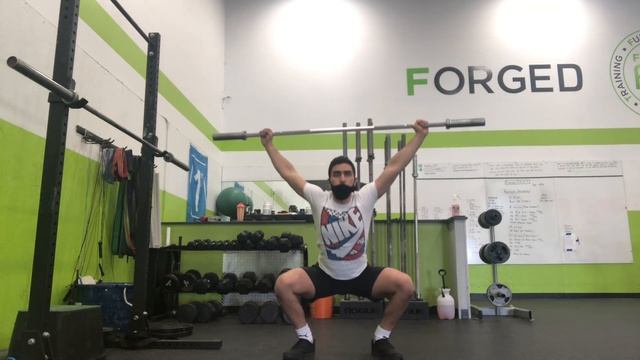 PHED 204, Overhead Squat (Front View), Gilbert Gebrael смотреть онлайн