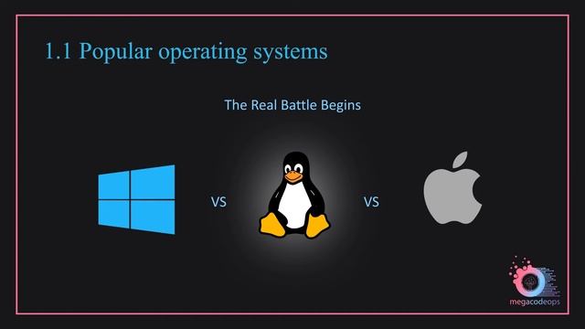 1.1 Popular Operating System ( Windows vs Linux vs Mac ) смотреть онлайн
