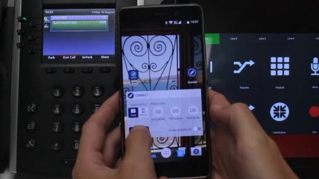 Demo: Mobile to Desk phone live call switch (Horizon Connect) смотреть онлайн