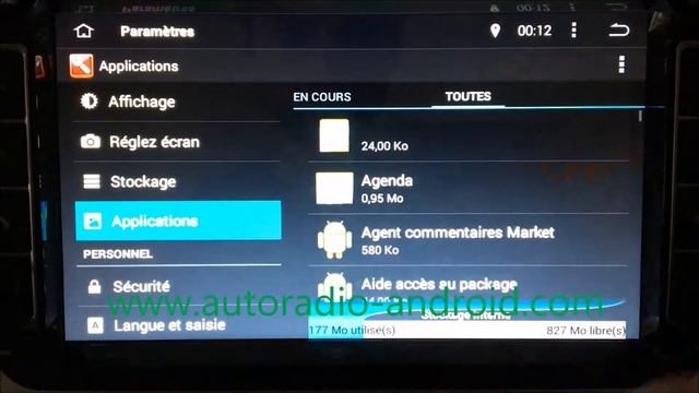 Comment supprimer une application APK sur l'autoradio Android 4.4.4 - Autoradio-android.com смотреть онлайн