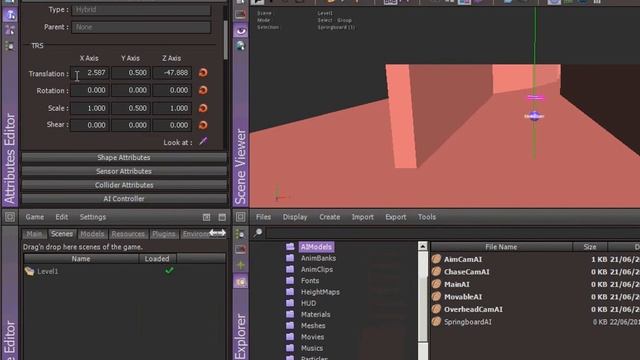 Vid 25 - ShiVa3D - Adding a springboard to our game objects смотреть онлайн
