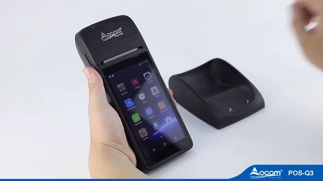 (POS-Q3/Q4) 5.5 inch portable android touch screen 3G/4G pos terminal with thermal printer смотреть онлайн