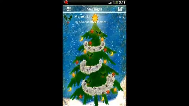 GO SMS Pro Christmas Tree v2 смотреть онлайн