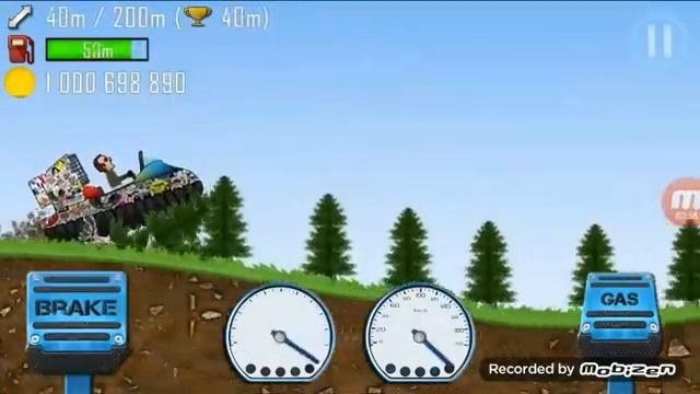 Брат играет в Hill Climb Racing смотреть онлайн
