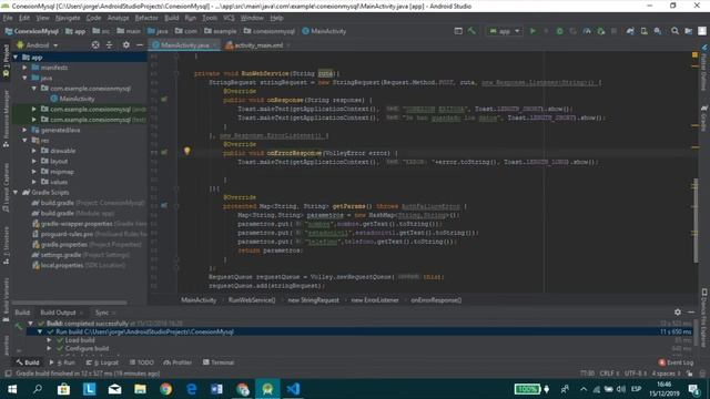 Conectar Base de datos Mysql - Web Services | Android Studio смотреть онлайн