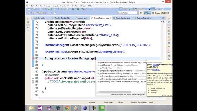 7 Route tracker App Building The App RouteTracker Subclass of MapActivity overriding onStart an смотреть онлайн