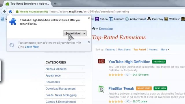 The HD Youtube extension for mozilla firefox !!! смотреть онлайн