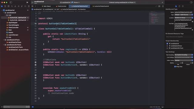 Passing data from cell to view controller - Protocol & Delegate смотреть онлайн