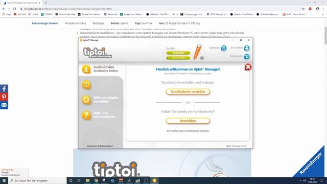 Tiptoi Bücher installieren mit dem Tiptoi Manager oder Manuell смотреть онлайн
