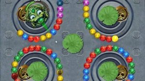zuma deluxe port to zuma's revenge custom 4-path level with 5 lilypads