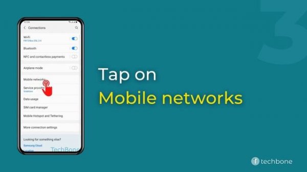 How to Turn On/Off Data roaming - Samsung [Android 11 - One UI 3]