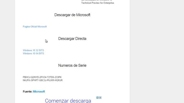 Descargar Imagen de disco de Windows 10 PRO (archivo ISO) - Microsoft смотреть онлайн