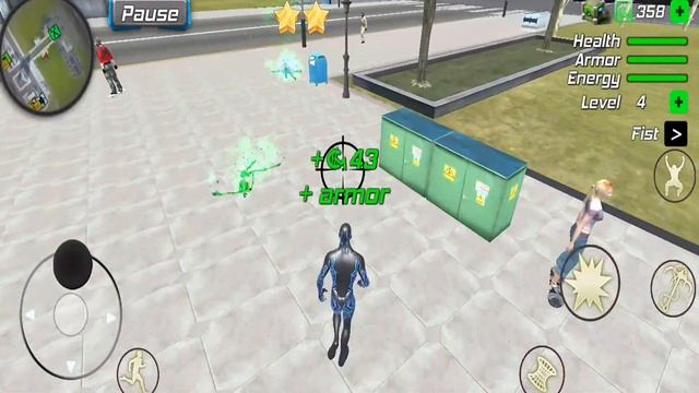 Black Hole Rope Hero Vice Vegas - Fire Truck at Train Station - Android Gameplay смотреть онлайн
