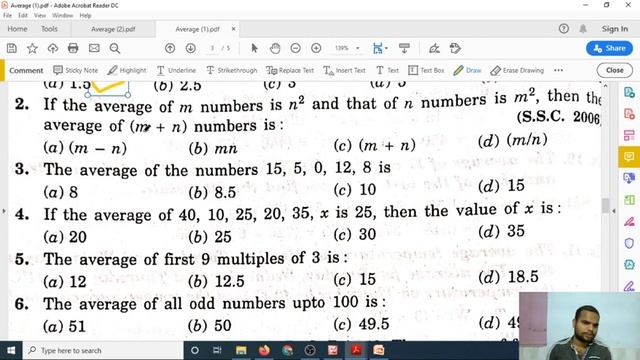 ASO exams' most important arithmetic discussion | Average of the numbers by Ajit Kumar Maharana смотреть онлайн