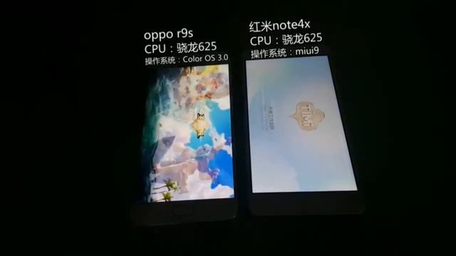 Xiaomi Redmi Note 4X ( Miui 9 ) vs Oppo R9s Speed Test . смотреть онлайн