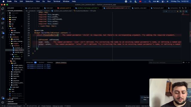 Flutter Fashion Ecommerce Project with Supabase Backend(09, Product Card Widget) смотреть онлайн