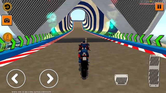 Mega Ramp GT Bike Stunt Racing Simulator - Extreme Motocross Dirt Bike Racer - Android GamePlay #2 смотреть онлайн