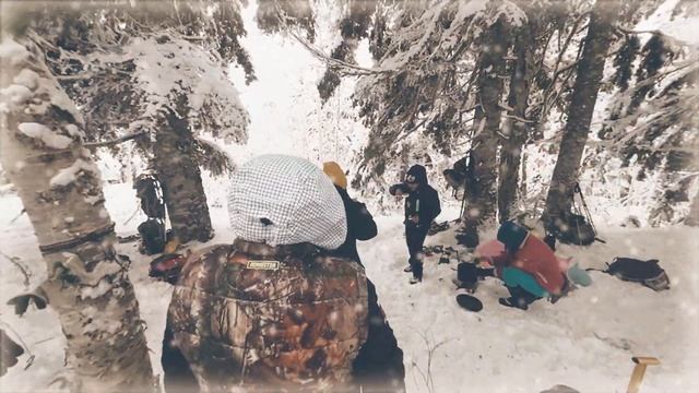 Новый год в лесу! Гора Быкова. Учебно тренировочный поход. Спортивный туризм. смотреть онлайн