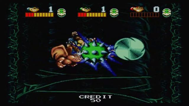 BATTLETOADS ARCADE 3 PLAYERS PLAYTHROUGH 60fps - 1080p