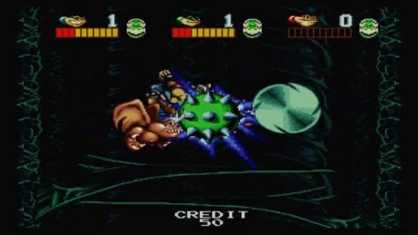 BATTLETOADS ARCADE 3 PLAYERS PLAYTHROUGH 60fps - 1080p