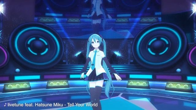HATSUNE MIKU: COLORFUL STAGE! - Tell Your World by livetune 3D Music Video - Virtual Singer смотреть онлайн