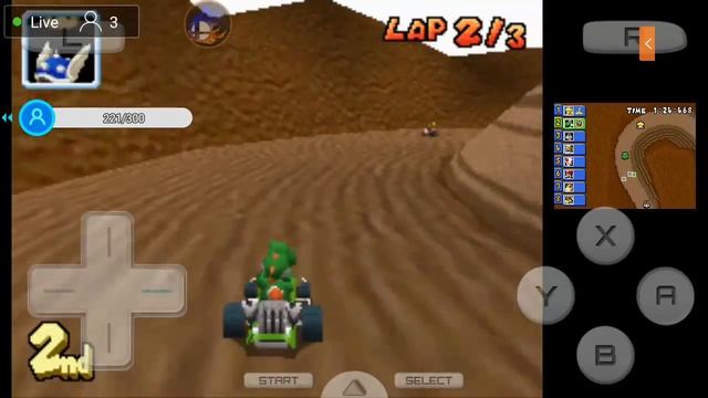 Mario Kart DS Live Retro tracks and Backwards смотреть онлайн