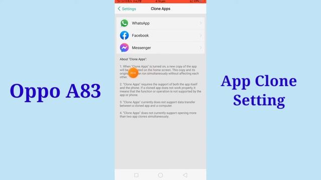 Oppo a83 mobile me app clone kaise kare | how to clone apps in Oppo a83 | app Clone setting Oppo a8 смотреть онлайн