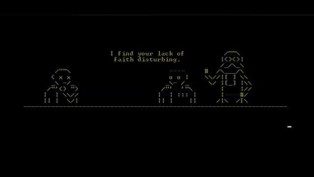 Star Wars (Command Prompt edition) смотреть онлайн
