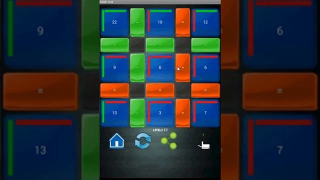 Math Grid - gioco matematico - math game android смотреть онлайн