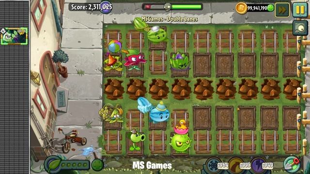 Plants Vs Zombies 2 - 14 Other Plants in Double Lanes - Who will win? смотреть онлайн