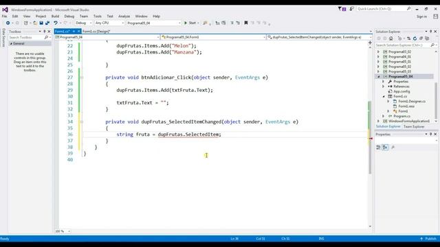 Programación Windows Forms C# 26 --- DomainUpDown смотреть онлайн
