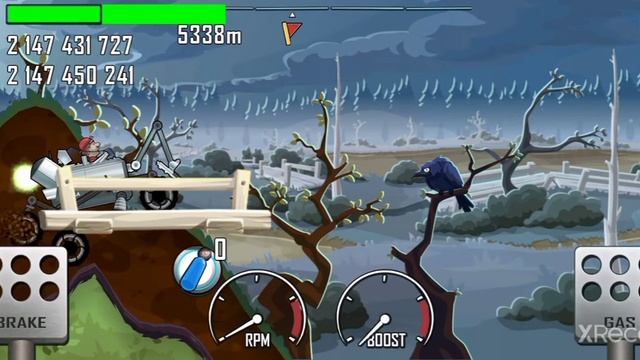 Hill Climb Racing : Moonlander & Bogland 0 - 10000m смотреть онлайн